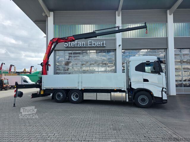 Plattform trailer Iveco X-Way AD280X49Y Palfinger PK 19.001 SLD5 Funk