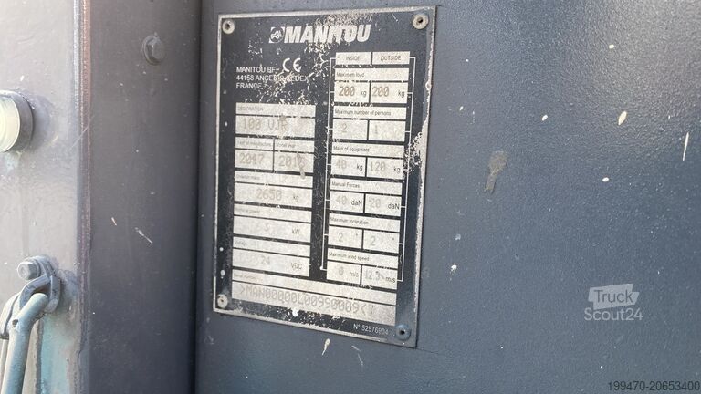 Vertikalmast Manitou 100 Vjr Evolution (10m)