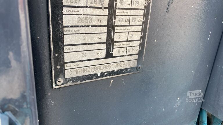 Vertikāls masts Manitou 100 Vjr Evolution (10m)