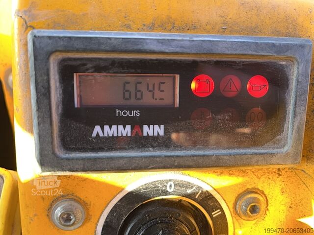 Tandēma veltnis Ammann ARR 1575 – Remote-Controlled Trench Roller Ideal for Soil Compaction