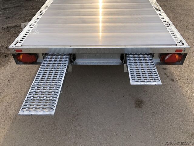 Reboque plataforma e transportador universal HUMBAUR Universal 3500 Aluboden Plattform/Universaltrans