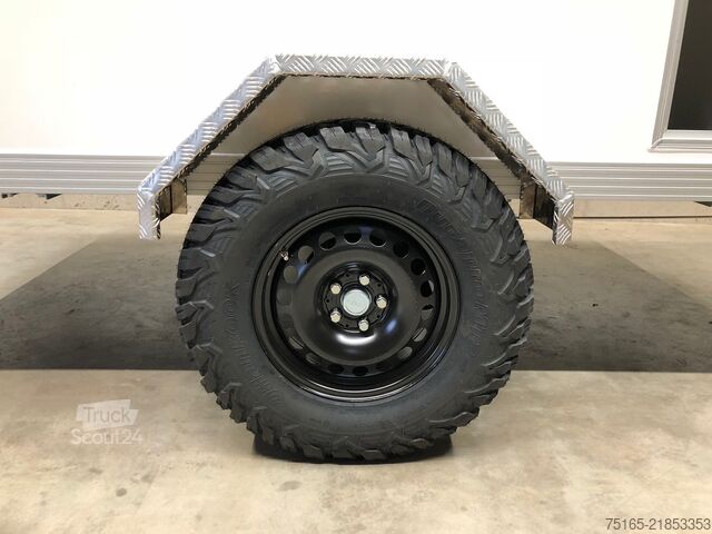 κλειστό ρυμουλκούμενο UNSINN ULK 1330-14-1570 Offroad Tür Kofferanhänger