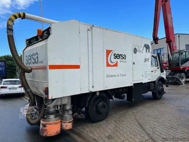 Машина за пътно строителство Unimog U 1650 L (Railroad cleaning)
