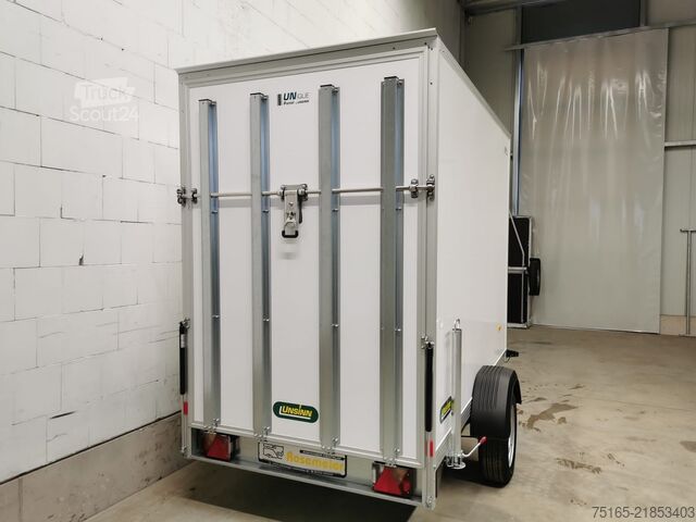 Koffer aanhanger UNSINN ULK 1325-14-1420 Rampe Stützen Kofferanhänger
