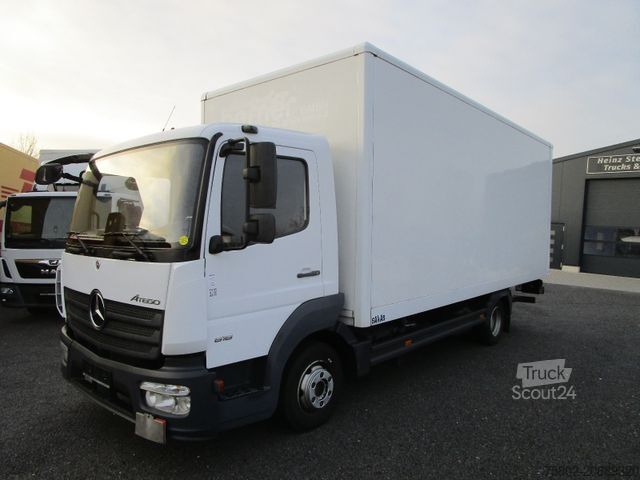 شاحنة صندوقية MERCEDES-BENZ Atego 818 L MP4*KLIMA+3-Sitze+LBW+6,10m*EURO.6*