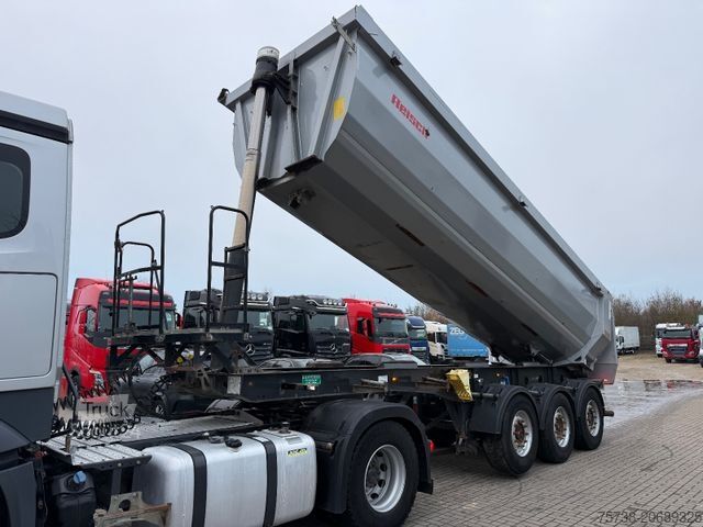 Ημιρυμουλκούμενο ανατρεπόμενο REISCH RHKS/3-Achsen/Stahl/25,5m³/Luft-Lift/Plane