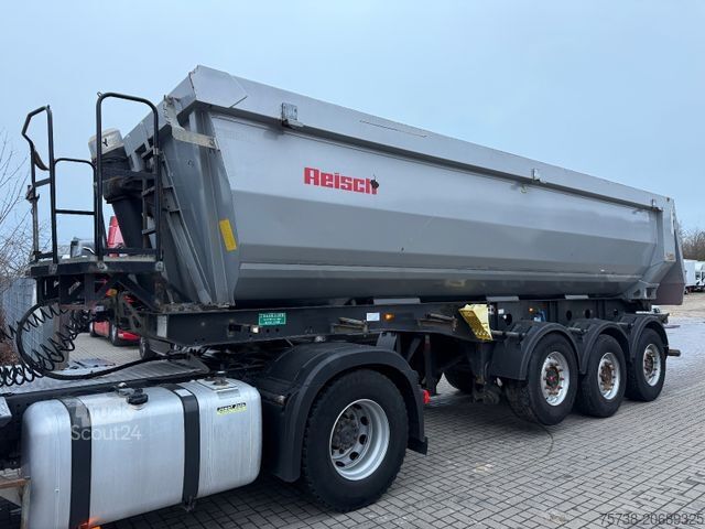 Ημιρυμουλκούμενο ανατρεπόμενο REISCH RHKS/3-Achsen/Stahl/25,5m³/Luft-Lift/Plane