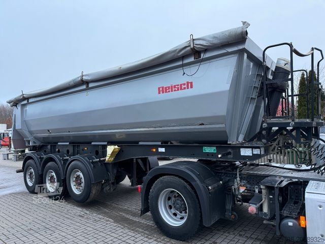 Ημιρυμουλκούμενο ανατρεπόμενο REISCH RHKS/3-Achsen/Stahl/25,5m³/Luft-Lift/Plane
