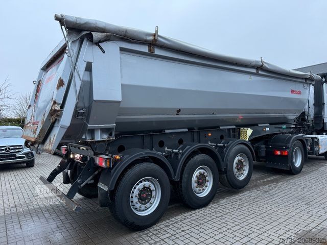 Ημιρυμουλκούμενο ανατρεπόμενο REISCH RHKS/3-Achsen/Stahl/25,5m³/Luft-Lift/Plane