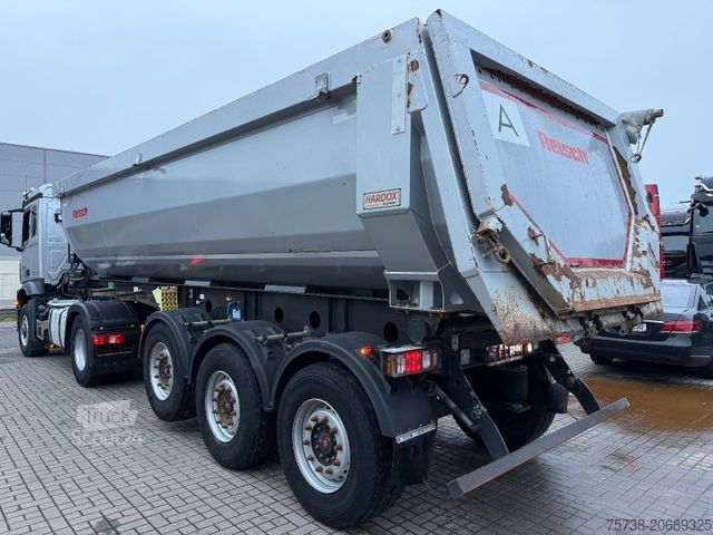 Ημιρυμουλκούμενο ανατρεπόμενο REISCH RHKS/3-Achsen/Stahl/25,5m³/Luft-Lift/Plane