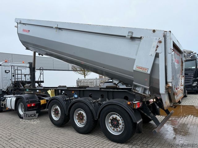 Ημιρυμουλκούμενο ανατρεπόμενο REISCH RHKS/3-Achsen/Stahl/25,5m³/Luft-Lift/Plane