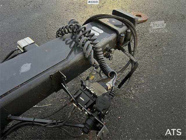 Plattformanhänger Fliegl Fahrzeugbau tps 200 2 axle flatbed trailer w/Folda