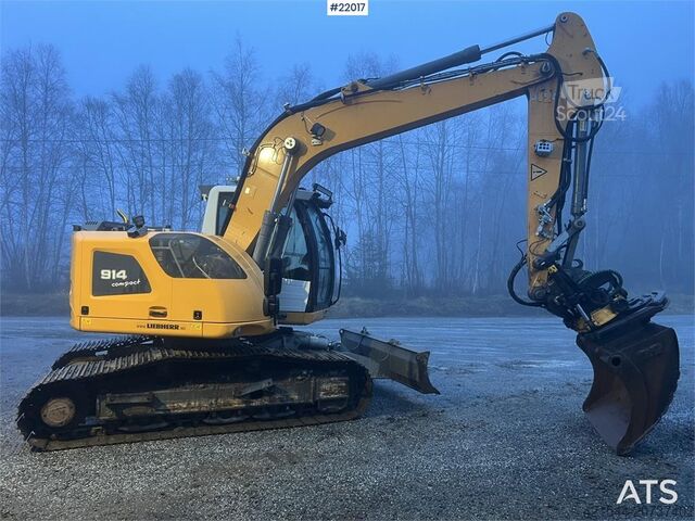 Kāpurķēžu ekskavators Liebherr R914 k STD excavator w/ rototilt, sanding bucket a