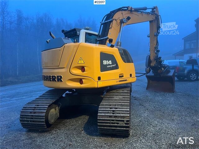 Kāpurķēžu ekskavators Liebherr R914 k STD excavator w/ rototilt, sanding bucket a