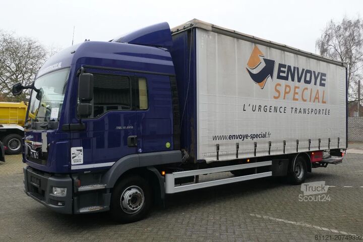 Schuifzeil MAN TGL 12.220 | Tautliner | 12Ton | 640280Km | 201...