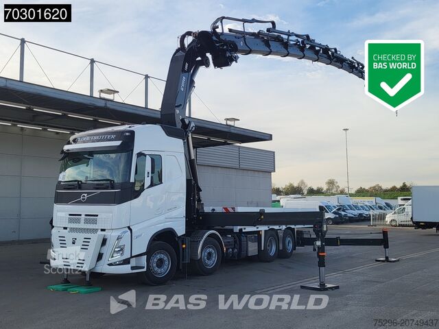 Yükleme platformu Volvo FH 460 8X2 UNUSED EFFER 1000 9S + 6S Crane + Fl...