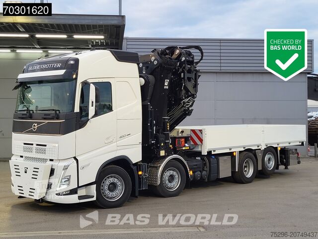 Yükleme platformu Volvo FH 460 8X2 UNUSED EFFER 1000 9S + 6S Crane + Fl...