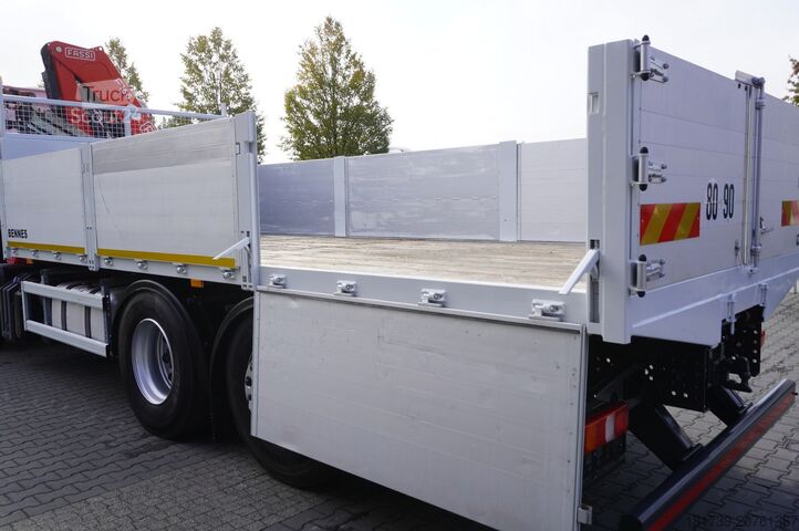 Vinçli platform Mercedes-Benz Antos 2540 / Flatbed 15 EPAL/ Fassi F165