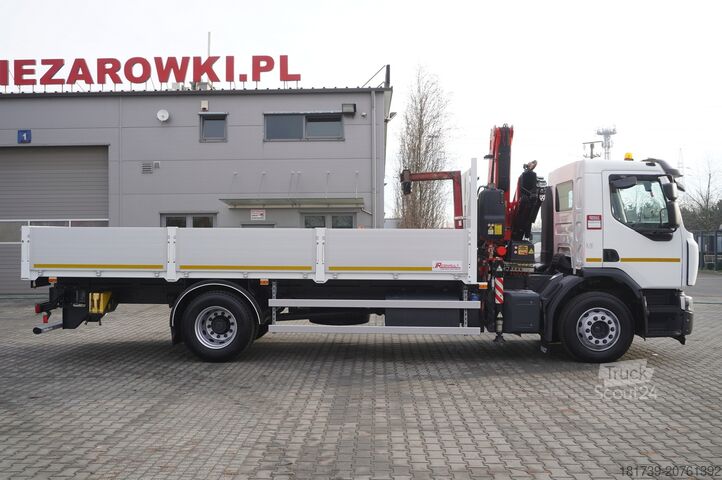 Vinçli platform Renault C280 DTI 8 / FASSI crane 5.6T / range 8m