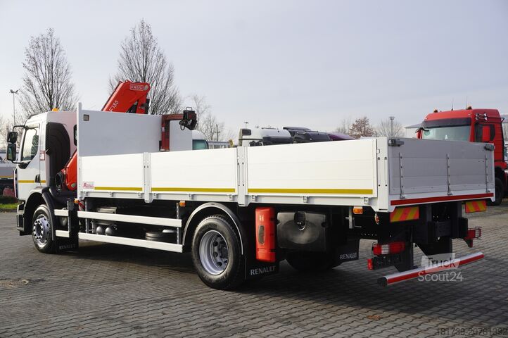 Vinçli platform Renault C280 DTI 8 / FASSI crane 5.6T / range 8m
