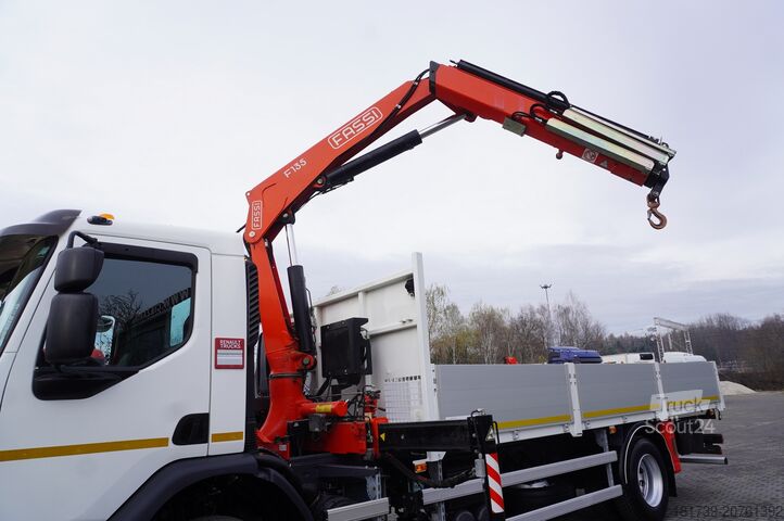Vinçli platform Renault C280 DTI 8 / FASSI crane 5.6T / range 8m