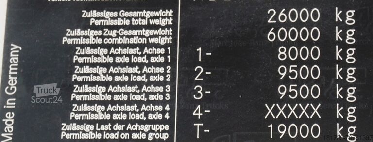 Ανατρεπόμενο φορτηγό με γερανό Mercedes-Benz Actros 2641 6×4 E5 / Crane / Dumper