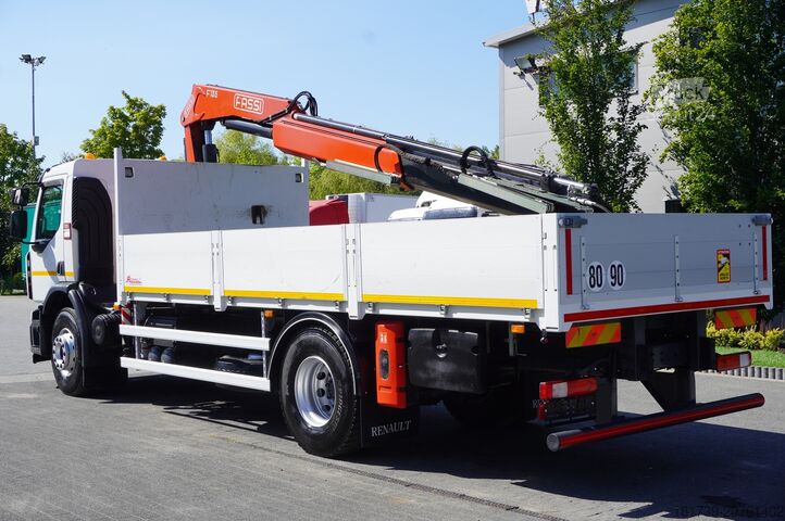 Πλατφόρμα με γερανό Renault C320 P4x2 E6 / Fassi 5.6 t / Range 8 m /