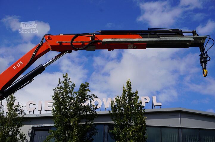 HDS vinçli 2 yönlü damperli kamyon Renault K380 6x4 / FASSI F175 crane 7.85 t