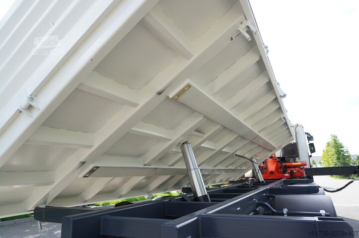 HDS vinçli 2 yönlü damperli kamyon Renault K380 6x4 / FASSI F175 crane 7.85 t