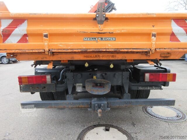 Damperli kamyon mercedes-benz 1218 Atego 3-S-Ki, Kran,Greifersteuerung,Doka