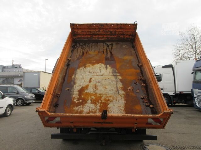 Üç taraflı damperli kamyon mercedes-benz 1218 Atego 3-S-Ki, Kran,Greifersteuerung,Doka