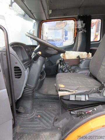 Üç taraflı damperli kamyon mercedes-benz 1218 Atego 3-S-Ki, Kran,Greifersteuerung,Doka