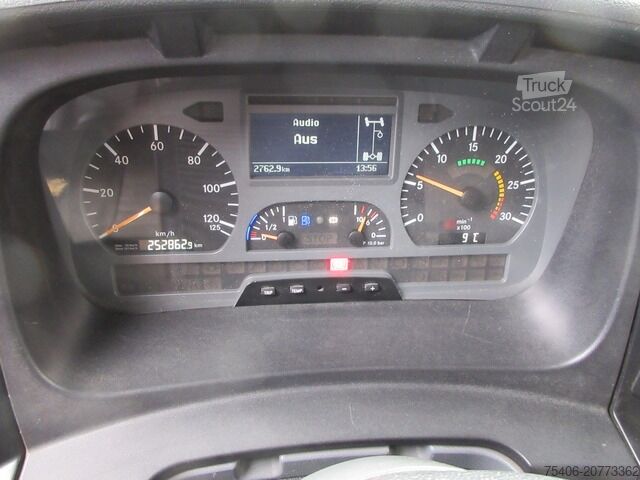 Üç taraflı damperli kamyon mercedes-benz 1218 Atego 3-S-Ki, Kran,Greifersteuerung,Doka