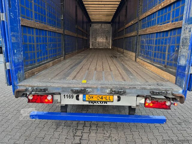 Bâches coulissantes Tracon Schuifzeil -Dak / BPW-Disc / HH-Vloer