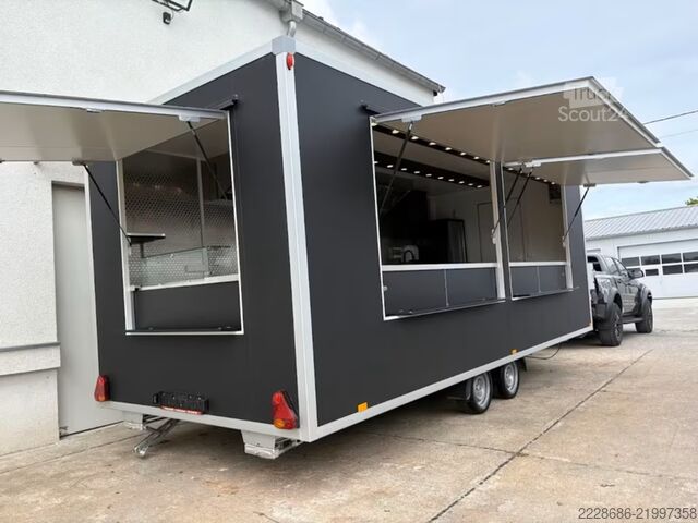 Ρυμουλκούμενο πωλήσεων ΑΜΕΣΑ ΔΙΑΘΕΣΙΜΟ 6 m XXL Grillwagen, Imbisswagen Sofort verfügbar
