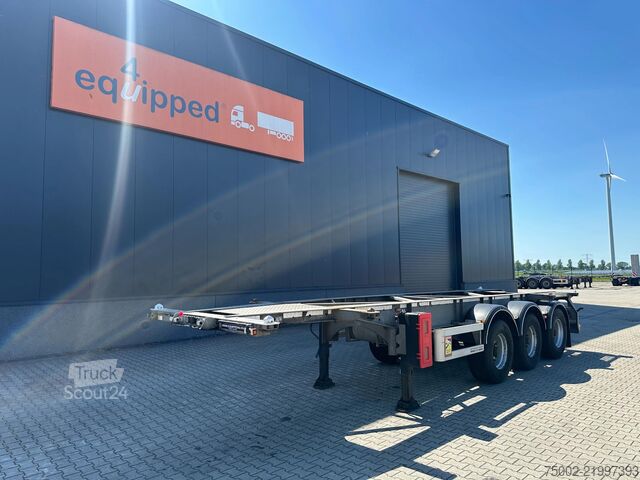 Transport de conteneurs Van Hool 20FT/30FT ADR CHASSIS / galvanized / BPW DRUM /...
