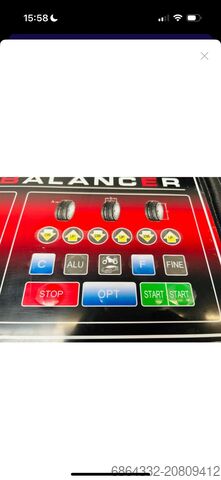 Rte balansir mašina RTE RTE balanseermachine Ongebruikt; maximale banddiameter 1100mm; ca. 180 RPM; maximaal gewicht 70KG; 0.25Kw; Balance periode 7s; in transportkrat; N.W 138; 7411 Bouwjaar 2025 Prijs is EX