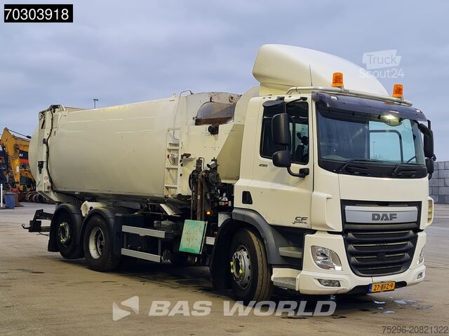 Šiukšlių surinkimo transporto priemonė DAF CF 290 CF 6X2 22m3 GeesinkNorba Side Loader 22 ...