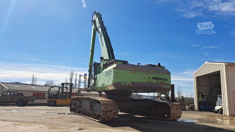 Stroj za manipulacijo materialov Sennebogen 850R with hydraulic rotating grapple