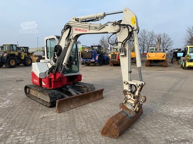 Mini-pelle TAKEUCHI TB153FR, Versatzausleger, Power-Tilt,Löffelpaket