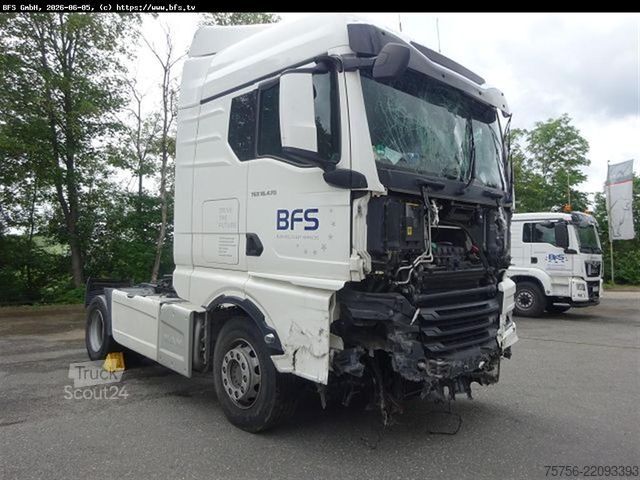 Vakio vetoauto MAN TGX (TG3) 18.470 4x2 BL SA TG3   UNFALLSCHADEN