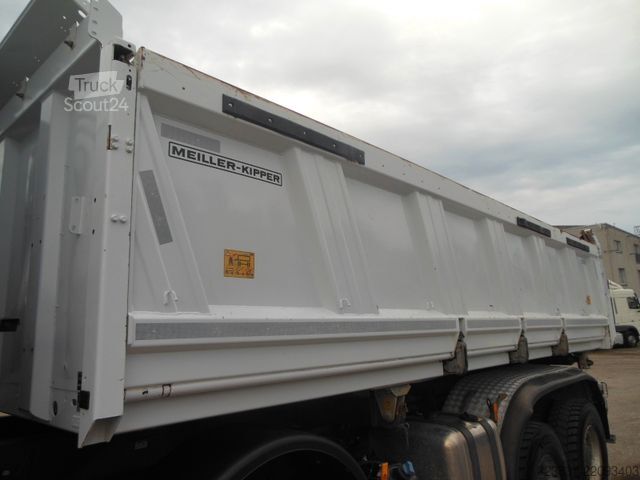 Τρίπλευρο ανατρεπόμενο φορτηγό MERCEDES-BENZ AROCS 4151, 8X6, MEILLER, BORDMATIC, AHK