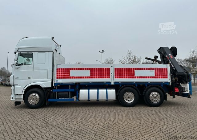 Dieplader DAF XF 510 LL/ Retarder/ Hiab 262 E-8/ 20.9m = 520kg
