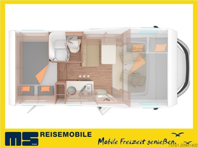Alkovový obytný vůz WEINSBERG CARAHOME 550 MG /- 2025 - / 140 PS / NUR 5.97M