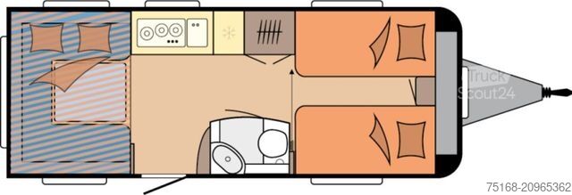 Lakókocsi HOBBY De Luxe 515 UHL Modell 2026 / 2000 kg