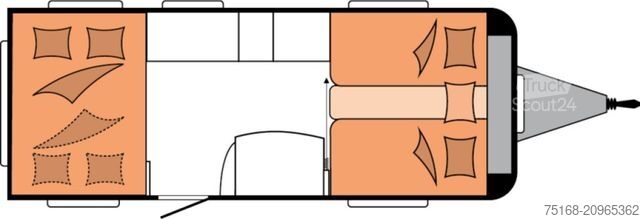 Lakókocsi HOBBY De Luxe 515 UHL Modell 2026 / 2000 kg
