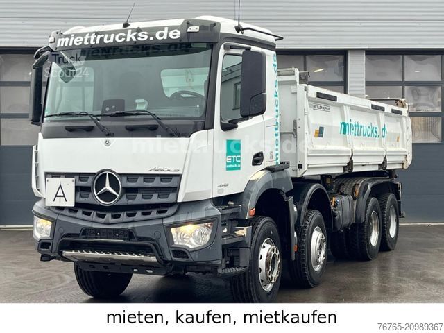 Driezijdige kipper MERCEDES-BENZ 4143 K Meiller Bordmatik Mietkauf