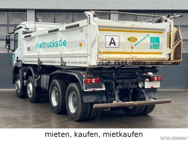 Driezijdige kipper MERCEDES-BENZ 4143 K Meiller Bordmatik Mietkauf