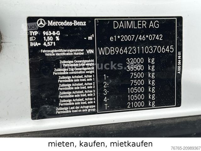 Driezijdige kipper MERCEDES-BENZ 4143 K Meiller Bordmatik Mietkauf