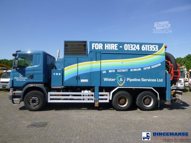Saugfahrzeug Scania G 440 6X4 Saugbagger / vacuum excavator